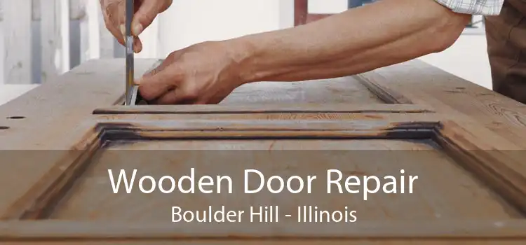 Wooden Door Repair Boulder Hill - Illinois