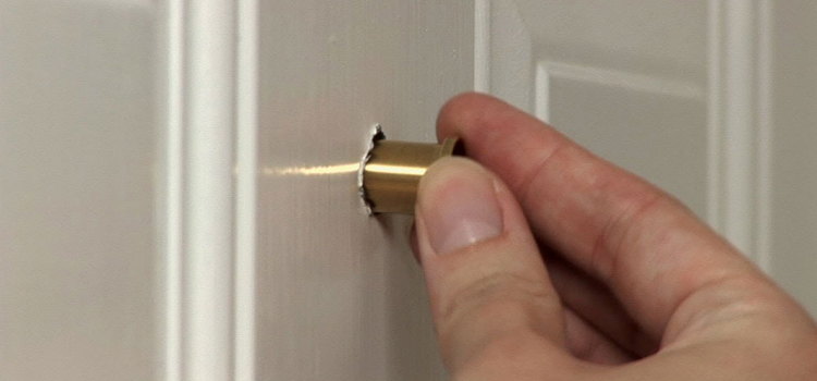 peephole door repair in Churchill